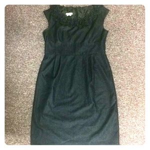 Classy Black Knee-Length Dress